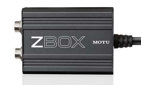 ワイヤレスにも効果のある、インピーダンス・マッチボックス MOTU ZBox