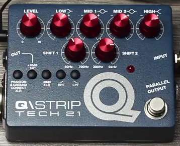 70sスタジオライブ録音っぽい音色、DIプリアンプTech 21 QSTRIP ...